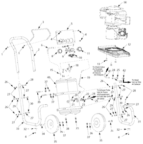 Air-Compressor Parts Diagram and Parts List for WL508600  Campbell Hausfeld Compressor